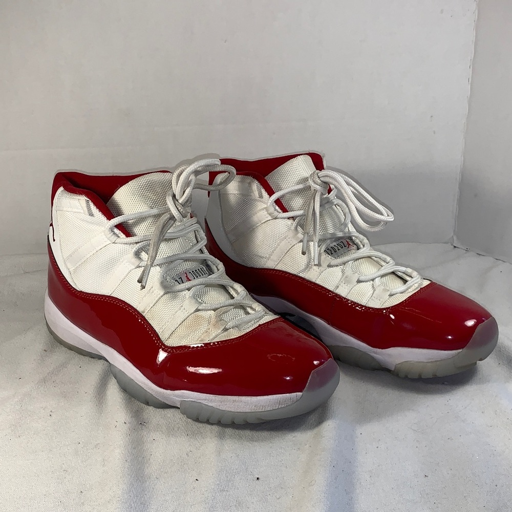 Men’s Air Jordan 11 Cherry Red Sneakers